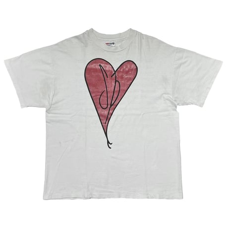 THE SMASHING PUMPKINS SP HEART RED WHITE HANES LARGE 5051