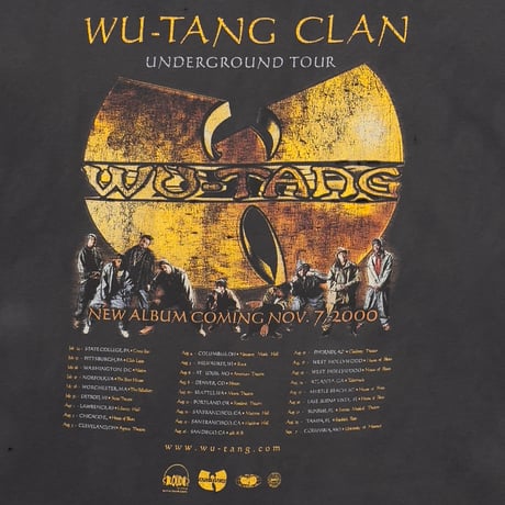 WU-TANG CLAN 2000 UNDERGROUND TOUR DELTA XL 4197