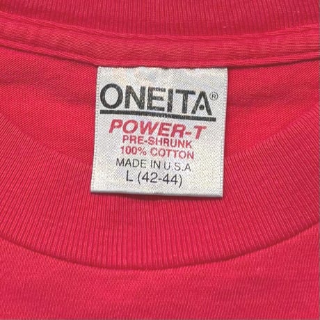 Apple MULTI COLOR BIG LOGO ONEITA RED LARGE 4217