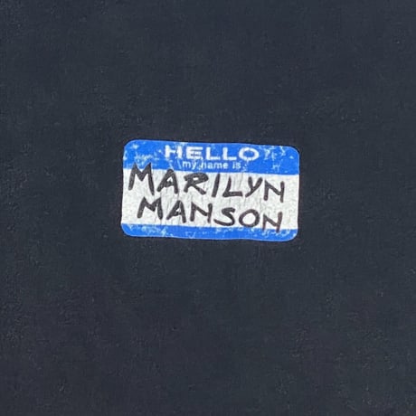 MARILYN MANSON HELLO MY NAME IS MARILYN MANSON XL 9154