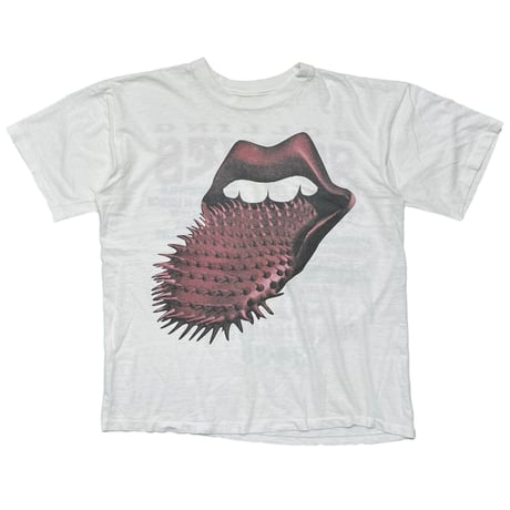 THE ROLLING STONES SPIKE TONGUE VOODOO LOUNGE 94/95 BOOTLEG WHITE FITS LARGE 9225