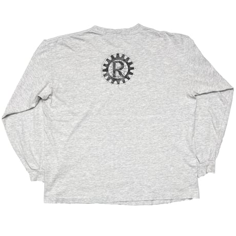 RAGE AGAINST THE MACHINE FRONT TEXT LOGO LS ASH GREY XL 1908