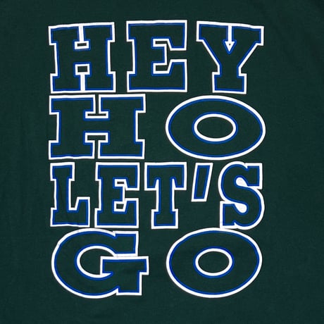 RAMONES THE FINAL TOUR HEY HO LET'S GO GREEN anvil XL 6907