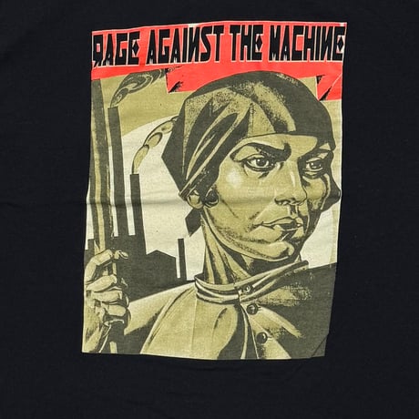 RAGE AGAINST THE MACHINE UNITED NATIONS REPORT 1980 BLACK SCREEN STARS XL 1728