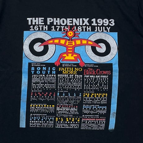 THE PHOENIX 1993 MUSIC FESTIVAL sonic youth faith no more FITS XL 5055