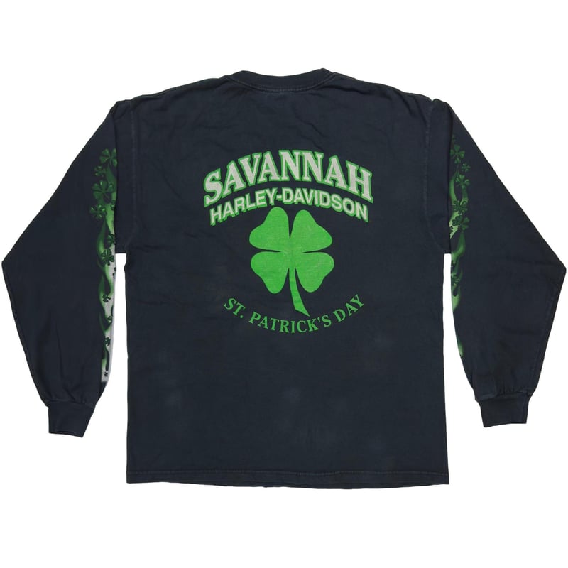 HARLEY DAVIDSON GREEN FLAME SAVANNA ST. PATRICK HARLEY DAVIDSON GREEN FLAME SAVANNA ST. PATRICK
