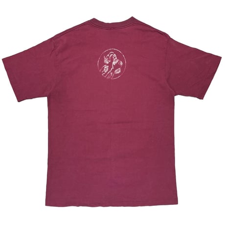 RAGE AGAINST THE MACHINE FRONT TEXT LOGO BURGANDY FITS LARGE 1616