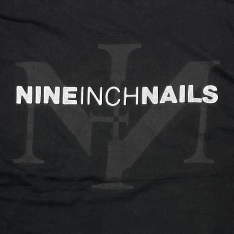 NINE INCH NAILS BOX LOGO HANES XL 6377