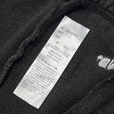 greatLAnd ORIGINAL REXY FLARE SWEAT PANT CHACOAL BLACK