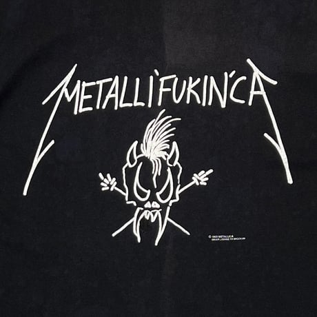 METALLICA 1993 METALLIFUCKINCA SCREENSTARS XL 8800