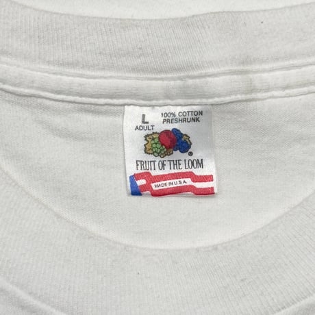 AKIRA 1988 KANEDA BIKE WHITE FRUIT OF THE LOOM LARGE 5353