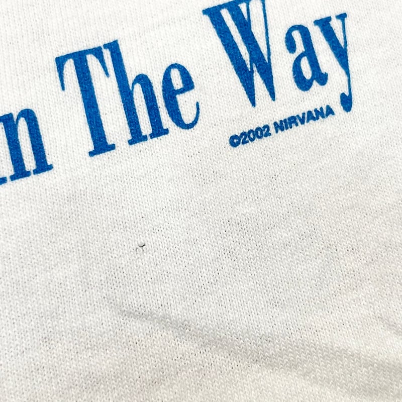 NIRVANA NEVERMIND 2002 WHITE GILDAN Lサイズ NIRVANA NEVERMIND 2002 WHITE GILDAN MEDIUM 0762
