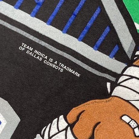 LOONEY TUNES TAZMANIAN DEVIL COWBOYS DALLAS TEE 1992 CHANGES LARGE 17.5KH8320
