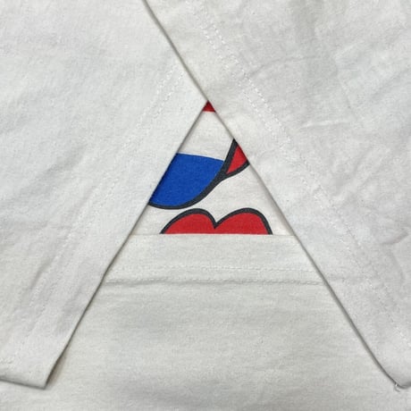 ROLLING STONES 94/95 VOODOO LOUNGE TOUR VARIOUS LIP&TONGUE WHITE EURO XL 0495