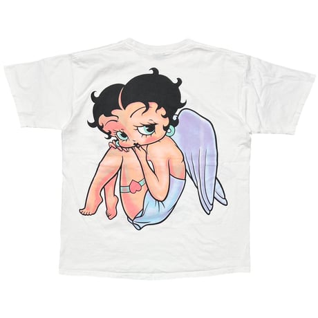 BETTY BOOP DOUBLE SIDE ANGEL 1994 WHITE CHANGES XL 6764