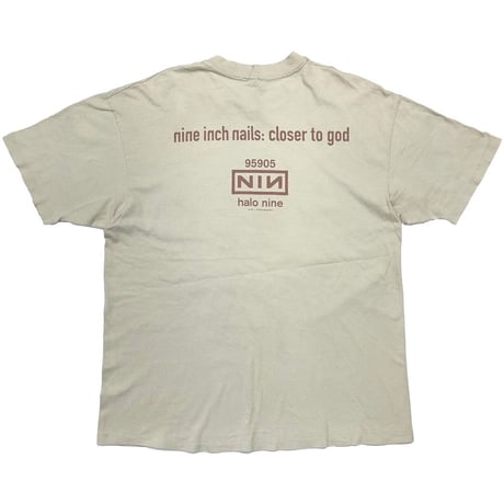 NINE INCH NAILS 1994 HALO TEE SAGE GREEN FITS XL 1832