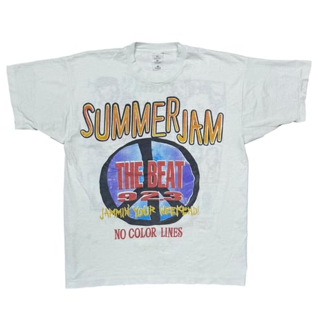 SUMMER JAM THE BEAT 92.3 WHITE FRUIT OF THE LOOM XL 6447