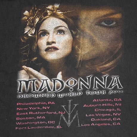 MADONNA DROWNED WORLD TOUR 2000 RAP DESIGN CHAMP XL 3985