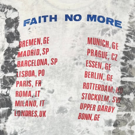 FAITH NO MORE TIE DYE OVP FITS XL 3290