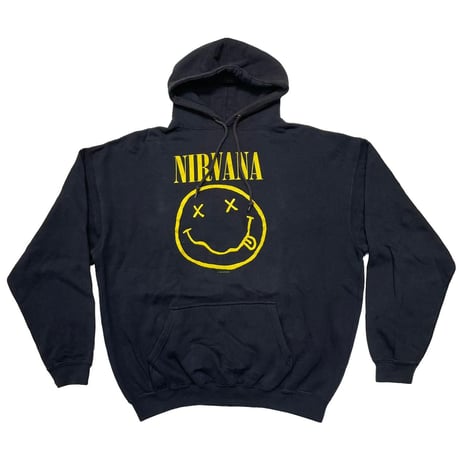 NIRVANA 1992 SMILE HOODED SWEATSHIRT XL 1781