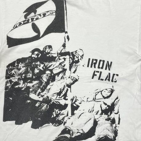 WU-TANG CLAN IRON FLAG WHITE XL 5047