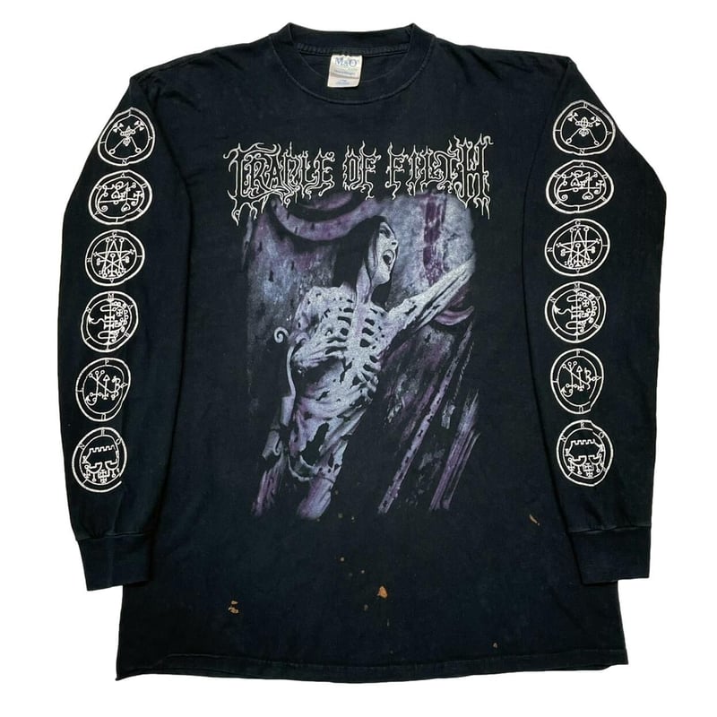 CRADLE OF FILTH TOTAL FUCKING DARKNESS LS BLACK