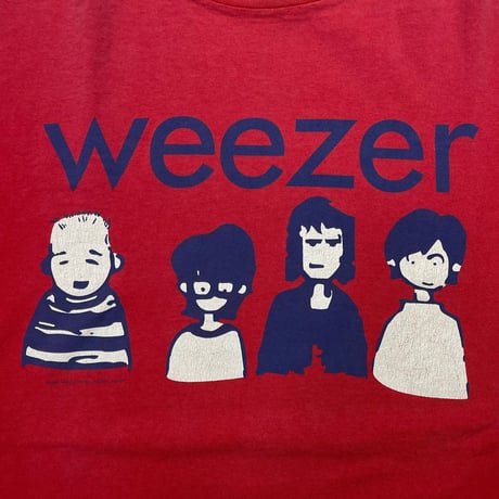 WEEZER 2000 RED GINAT LARGE 3094