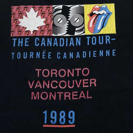 ROLLING STONES THE CANADIAN TOUR 1989 SCREEN STARS XL 9026
