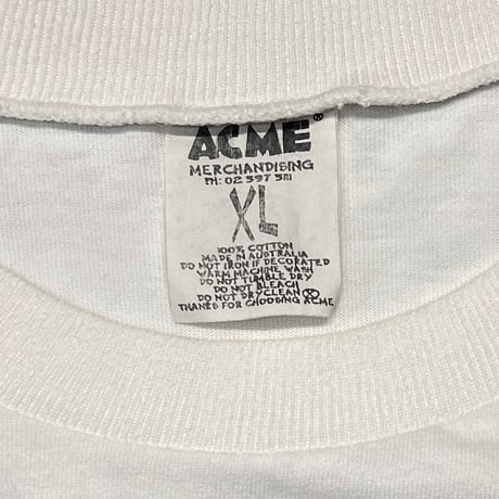 NIRVANA NEVERMIND AUSTRALIA TOUR ACME XL 2386