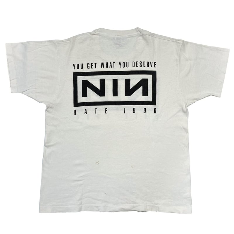 NINE INCH NAILS HATE 1990 FRUIT OF THE LOOM XL NINE INCH NAILS HATE 1990 FRUIT OF THE LOOM XL