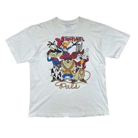 LOONEY TUNES 1994 SIX FLAGS TEE XL 7647