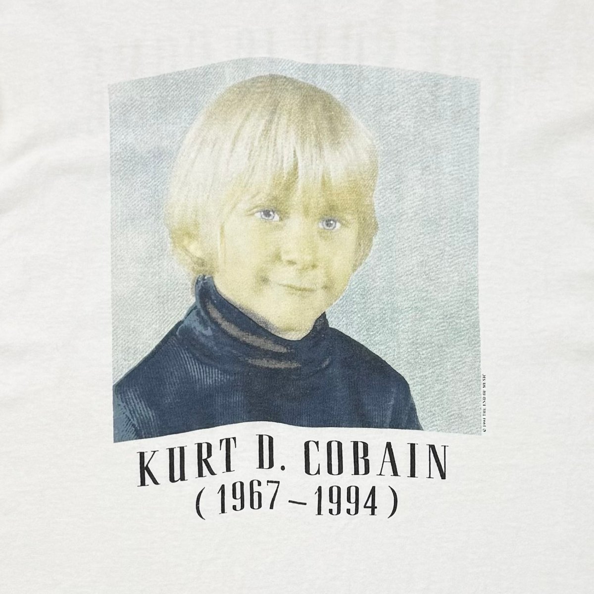 NIRVANA KURT COBAIN MEMORIAL CHILD GIANT LARGE 