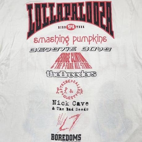 LOLLAPALOOZA 1994 NINE TEEN FITS LARGE 0902