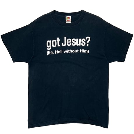 OLD&VINTAGE got Jesus ? FRUIT OF THE LOOM LARGE 3681