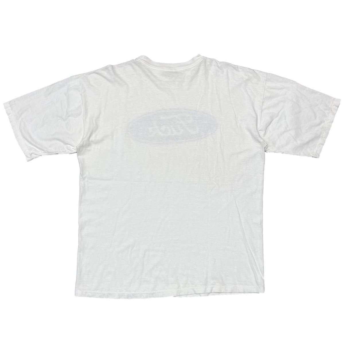 OLD & VINTAGE Fuck Ford LOGO PARODY WHITE XL 92