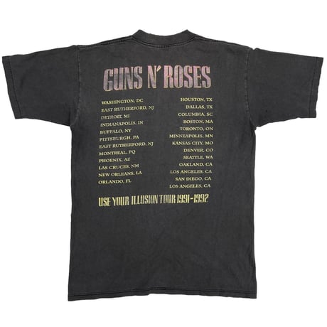 GUNS N' ROSES USE YOUR ILLUSION TOUR 1991-1992 BROCKUM LARGE 3090