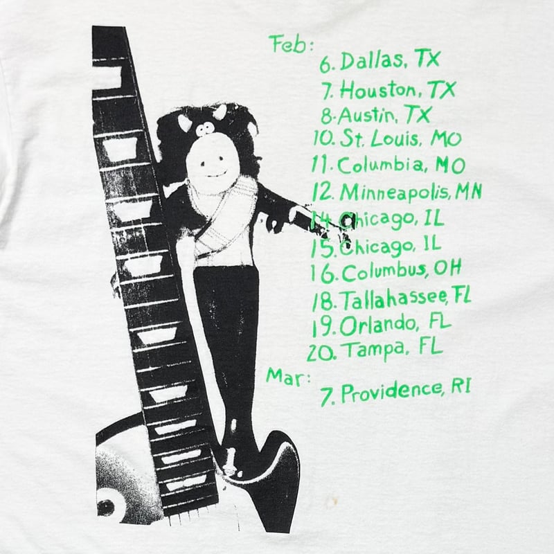 DINOSAUR Jr 1991 GREEN MIND FRUIT OF THE LOOM X