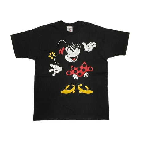 DISNEY VINTAGE OLD MINNIE MOUSE TEE BLACK FITS XL 9462