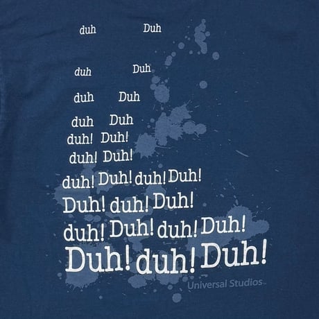 JAWS MOVIE PROMO Duh! duh! Duh! NAVY FITS LARGE 3333