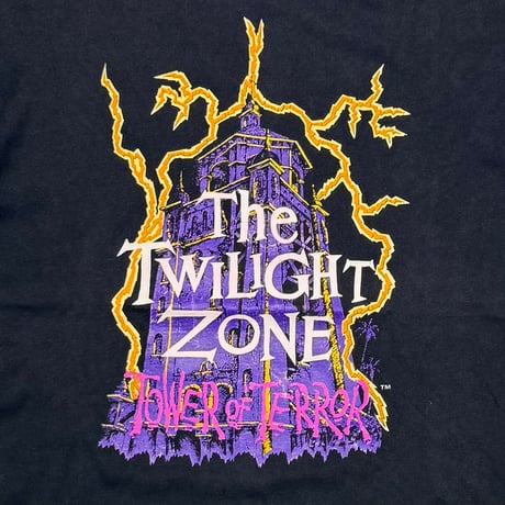DISNEY VINTAGE TWILIGHT ZONE TOWER OF TERROR CHECK IN CHECK OUT FITS MEDIUM 3930