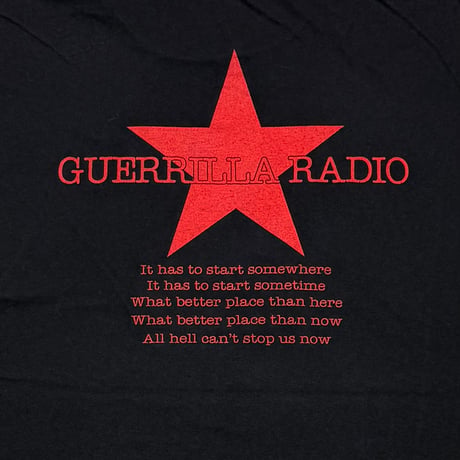 RAGE AGAINST THE MAHCINE GUERRILLA RADIO SQUARE LOGO DELTA XL 6491