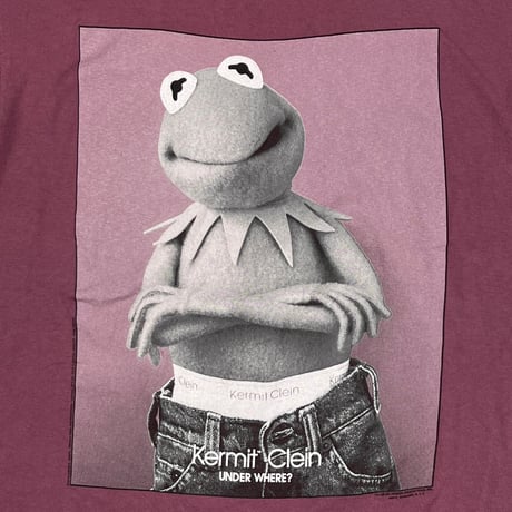 KERMIT KERMIT CLEIN CALVIN KLEIN PARODY PLUM CHANGES XL 2316