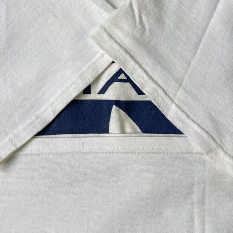 WU-TANG CLAN WU-WEAR LOGO TEE WHITE NAVY FITS XL 3729