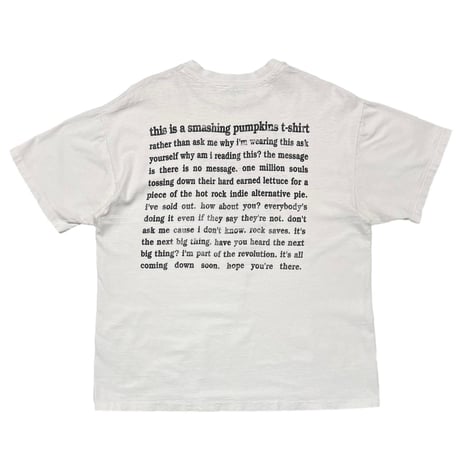THE SMASHING PUMPKINS SP RED HEART WHITE HANES LARGE 0276