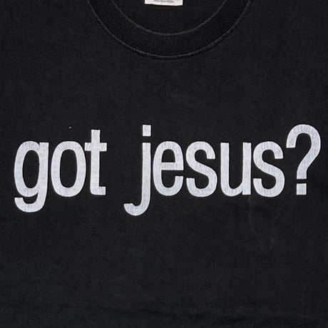 OLD & VINTAGE got Jesus ? HANES MEDIUM 3680