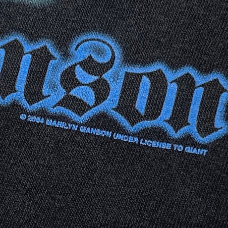 MARILYN MANSON 2004 DOUBLE SIDE GIANT FITS XL 1886