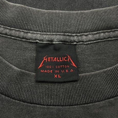 METALLICA SQUARE MEMBER FACE 1991-93 TOUR TEE XL 6474