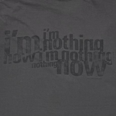 NINE INCH NAILS NOW I'M NOTHING BLACK 3D PRINT HANES XL 3470