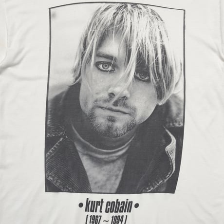 NIRVANA KURT COBAIN MEMORIAL WHITE BG XL 7364