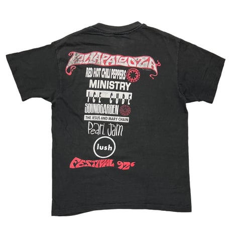 LOLLAPALOOZA 92' FESTIVAL BLACK GIANT LARGE 1122